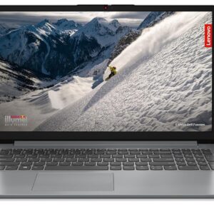 Lenovo IdeaPad 1 AMD Athlon Silver 7120U 15.6″ HD Thin and Light Laptop (8GB/512GB SDD/Windows 11 Home/1Year Warranty/MS Office/Cloud Grey/1.58Kg), 82VG00EQIN