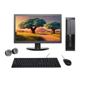 (Refurbished) HP Compaq 19″ HD All-in-One Desktop Computer Set (Intel i5 3rd Gen Processor| 8 GB RAM| 500 GB HDD + 128 GB SSD| 19″ HD LED Monitor| KB & Mouse| Speakers| WiFi| Windows 10 Pro| MS Office)