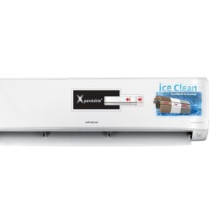 Hitachi 1 Ton Class 5 Star, ice Clean, Xpandable+, Inverter Split AC (100% Copper, Dust Filter, 2023 Model – 5400FXL RAS.G512PCAIBFE, White)