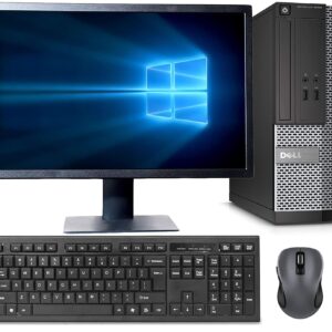 Dell (Renewed) Optiplex 3020 17-Inch (43.18 Cm) Desktop (Core I3-4160 16 Gb 500Gb Hdd Windows 10 Pro Ms Office)Black,Intel