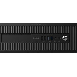 (Refurbished) HP ProDesk Desktop Computer PC (Intel Core i5 4th Gen, 8 GB RAM, 256 GB SSD, Windows 10 Pro, MS Office, Intel HD Graphics, USB, VGA), Black