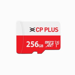 CP PLUS 256GB microSDXC Memory Card Grade UHS-3 Class 10, Up to 70 Mbps Reading & 30 Mbps Writing Speed with High Performance of Data Transfer & Lower Power Consumption for Portable Devices| CP-NM256