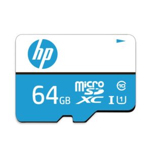 HP 64GB Class 10 MicroSD Memory Card (HP-MSDCWAU1-64GB) & v150w 32GB USB 2.0 Flash Drive (Blue)