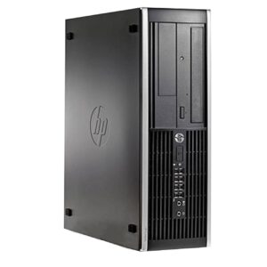 (Refurbished) HP Compaq Pro 6200 Desktop Computer PC (Intel Core i5 2nd Gen, 8 GB RAM, 500 GB HDD, Windows 10 Pro, MS Office, Intel HD Graphics, USB, VGA), Black