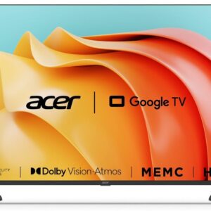 Acer 127 cm (50 inches) Advanced I Series 4K Ultra HD Smart LED Google TV AR50GR2851UDFL (Black)