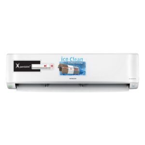 Hitachi 1 Ton Class 3 Star, ice Clean, Xpandable+, Inverter Split AC with 5 Year Comprehensive Warranty* (100% Copper, Dust Filter, 2023 Model – 3400FXL RAS.G312PCAIBFE, White)