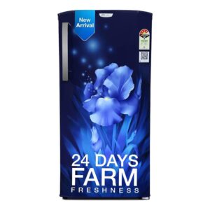 Godrej 180 L 4 Star Turbo Cooling Technology, With 24 Days Farm Freshness Direct Cool Single Door Refrigerator(2023 Model, RD EDGENEO 207D THF AQ BL, Aqua Blue)