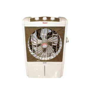 SANDDY Alto Room Cooler with 18 Liter, Air Cooler for Room Cooling with Honeycomb Cooling Pads White Brown