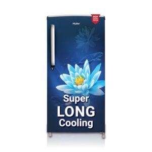 Haier 175 L, 2 Star, Direct-Cool Single Door Refrigerator (HED-182ML-N, Marine Lotus, 2024 Model)