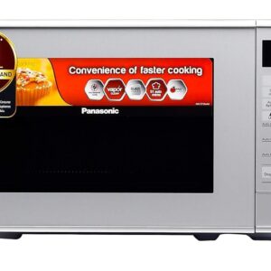 Panasonic 20L Solo Microwave Oven (NN-ST26JMFDG, Silver, 51 Auto Menus)