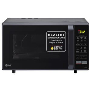 LG 28 L Convection Microwave Oven (MC2846BV, Black, Quartz Heater)