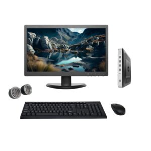 HP T630 19″ HD All-in-One Desktop Computer Set (AMD GX 420GI| 16 GB RAM| 256 GB SSD| 19″ HD LED Monitor| Wireless KB & Mouse| Speakers| WiFi| Windows 10 Pro| MS Office)