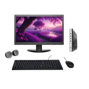 (Refurbished) HP T630 19″ HD All-in-One Desktop Computer Set (AMD GX 420GI| 8 GB DDR4 RAM| 256 GB SSD| 19″ HD LED Monitor| KB & Mouse| Speakers| WiFi| Windows 10 Pro| MS Office)