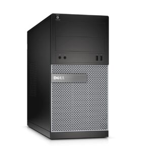 (Refurbished) Dell Optiplex Desktop Computer PC (Intel Core i5 4th Gen, 8 GB RAM, 500 GB HDD, Windows 10 Pro, MS Office, Intel HD Graphics, USB, Ethernet, VGA), Black