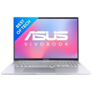 ASUS Vivobook 16X (2022) Thin and Light Laptop,AMD Ryzen 5 5600H, 16.0-inch (40.64 cms) FHD+ 16:10, (8GB RAM/512GB SSD/Integrated Graphics/Windows 11/Office 2021/Silver/1.80 kg), M1603QA-MB501WS