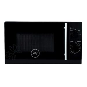 Godrej 20 L Multi Distribution System for Even and Faster Cooking, Solo Microwave Oven With 5 Power Levels (GMX 20SA2, Black)