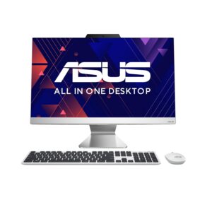 ASUS AiO A3 Series, 23.8″ (60.45 cm) FHD, Intel Core i5-1235U 12th Gen, All-in-One Desktop (8GB/512GB SSD/Windows 11/Office 2021/with Wireless Keyboard & Mouse/White/5.4 kg), A3402WBAK-WA035WS