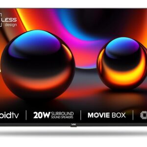 VW 80 cm (32 inches) Frameless Series HD Ready Android Smart LED TV VW32S (Black)