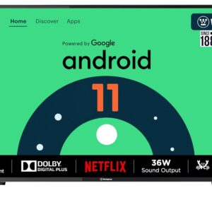 Westinghouse 106 cm (43 inches) W2 Series Full HD Certified Android LED TV WH43FX71 (Black)
