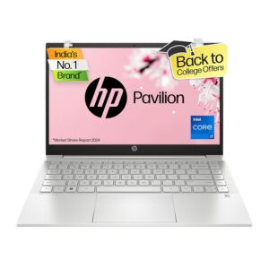 HP Pavilion 14 12th Gen Intel Core i7 16GB SDRAM/1TB SSD 14 inch(35.6cm) FHD,IPS,Micro-Edge Display/Intel Iris Xe Graphics/B&O/Win 11/Alexa Built-in/Backlit KB/FPR/MSO 2021/Natural Silver,14-dv2015TU