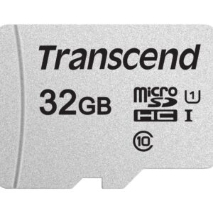 Transcend USD300S A1 32GB UHS-I U1 Class 10 Micro SD Memory Card up to 100/20 MB/s (TS32GUSD300S)