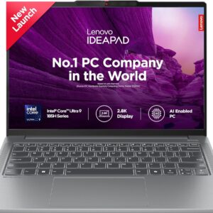 Lenovo IdeaPad Pro 5 Intel Evo Core Ultra 9 185H Built-in AI 14" (35.56cm) 2.8K-OLED 400Nits 120Hz Laptop (32GB/1TB SSD/Win11/Office 21/FHD+IR Camera/Alexa/3 Mon Game Pass/Grey/1.4Kg), 83D2001GIN